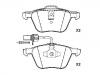 Brake Pad Set:7M3 698 151 A